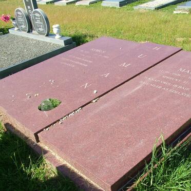 HUMAN Kobus 1932-2002 &amp; Marié 1928-2001