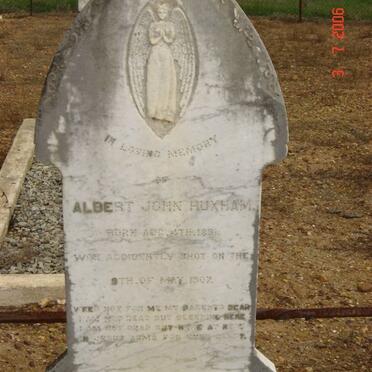 HUXHAM Albert John 1891-1907
