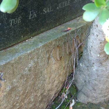 KUUN Hendrik Johannes 1889-1951 &amp; Susanna Magdalena nee DU TOIT 1886-1953