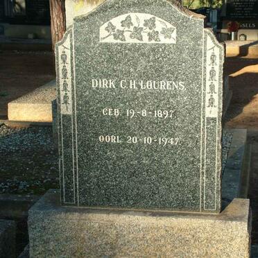 LOURENS Dirk C.H. 1897-1947