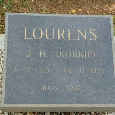 LOURENS J.H. 1919-1977