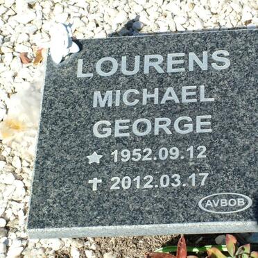 LOURENS Michael George 1952-2012