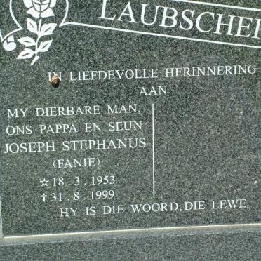 LAUBSCHER Joseph Stephanus 1953-1999
