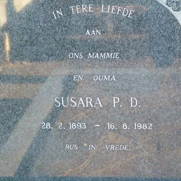 NEETHLING Susara P.D. 1893-1982