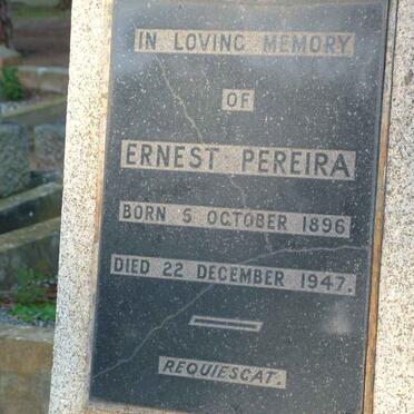 PEREIRA Ernest 1896-1947