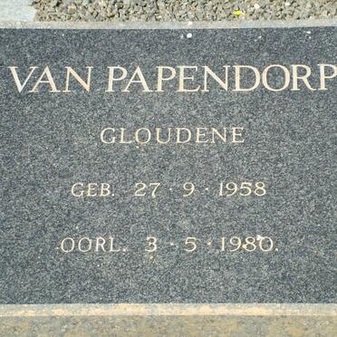 PAPENDORP Gloudene, van 1958-1980