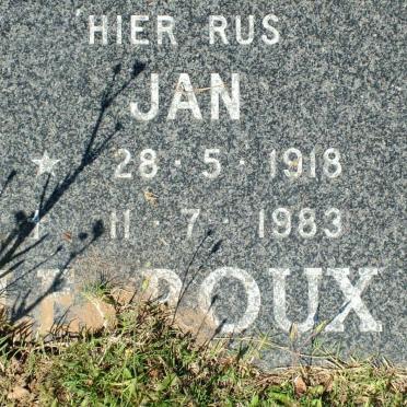 ROUX Jan, le 1918-1983