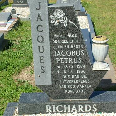 RICHARDS Jacobus Petrus 1964-1988