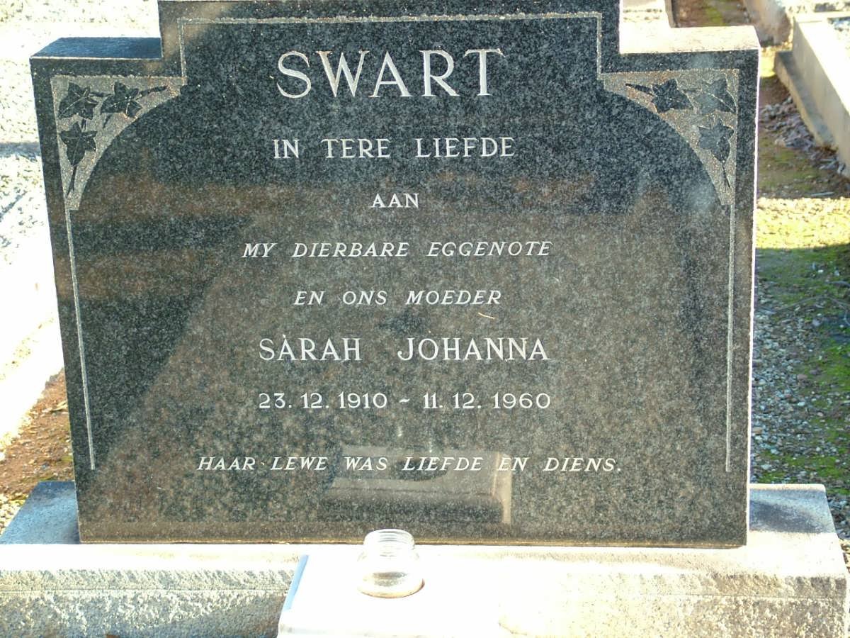 SWART Sarah Johanna 1910-1960