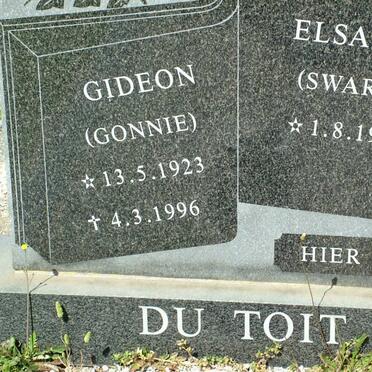 TOIT Gideon, du 1923-1996 &amp; Elsabé SWART 1934-