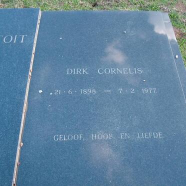 TOIT Dirk Cornelis, du 1898-1977 &amp; Johanna C.C. SWART 1899-1984 _2