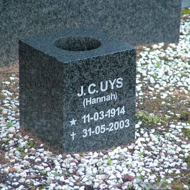 UYS J.C. 1914-2003