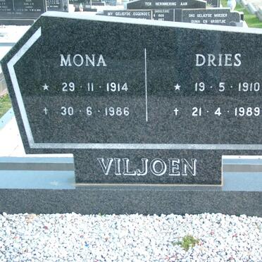VILJOEN Dries 1910-1989 &amp; Mona 1914-1986