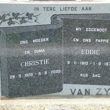 ZYL Eddie, van 1910-1970 &amp; Christie 1928-2005