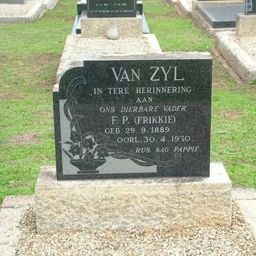 ZYL F.P., van 1889-1970