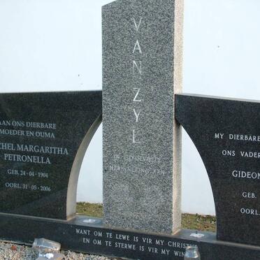 ZYL Gideon Hendrik, van 1902-1984 &amp; Rachel Margaritha Petronella 1904-2006