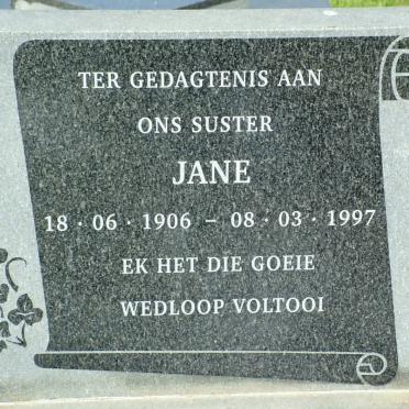 ? Jane 1906-1997
