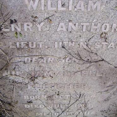 FLETCHER William Henry Anthony 1884-1916