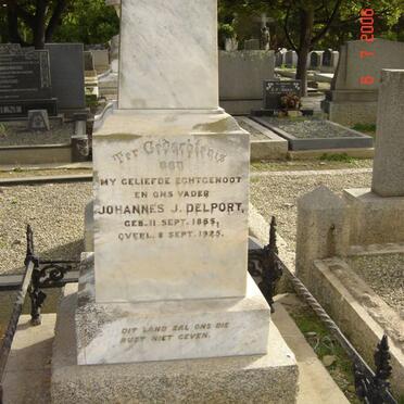 DELPORT Johannes J. 1865-1925