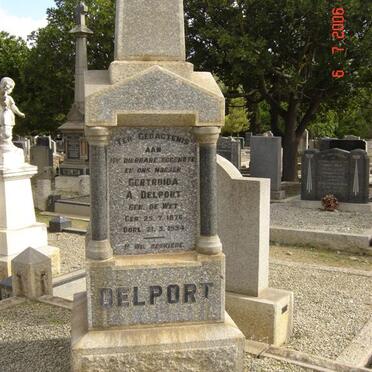DELPORT Stephanus Jacobus 1872-19?? &amp; Gertruida A. DE WET 1875-1934