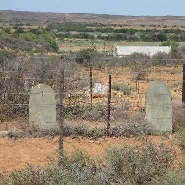 Western Cape, CALITZDORP district, Langverwagt aan Vleirivier 79, Langverwacht, farm cemetery