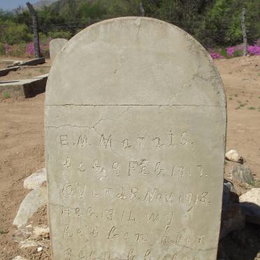 MARAIS E.M. 1917-1918