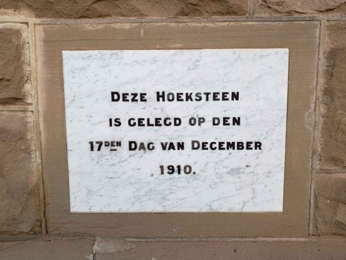 4. Hoeksteen NG Kerk Calitzdorp 1910