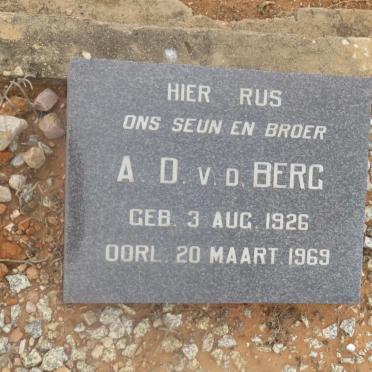 BERG A.D., v.d. 1926-1969
