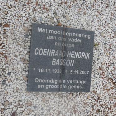 BASSON Coenraad Hendrik 1936-2007