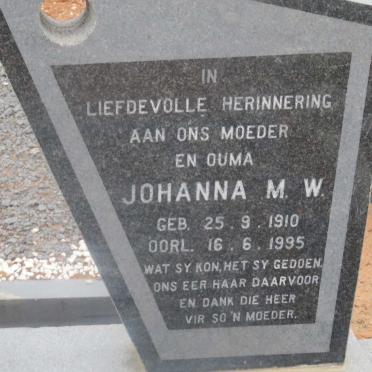 CLOETE Johannes Hendrik 1900-1964 &amp; Johanna M.W. 1910-1995