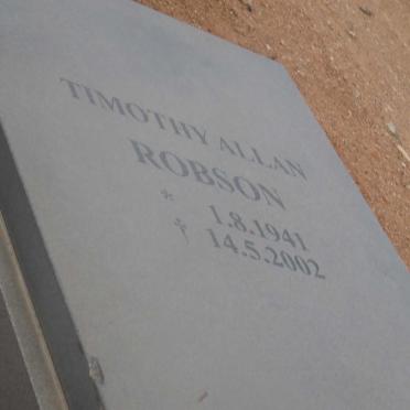 ROBSON Timothy Allan 1941-2002