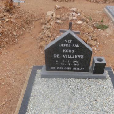 VILLIERS Koos, de 1938-2003
