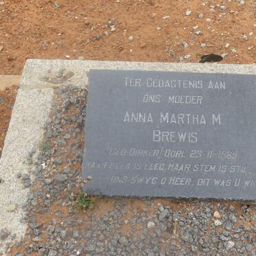 BREWIS Anna Martha M. nee DIRKER -1965