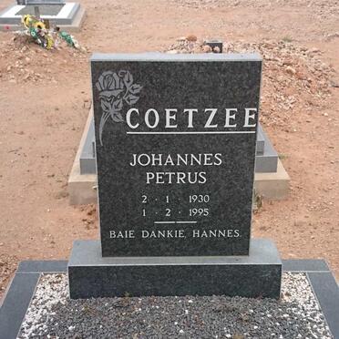 COETZEE Johannes Petrus 1930-1995