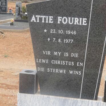 FOURIE Attie 1946-1977