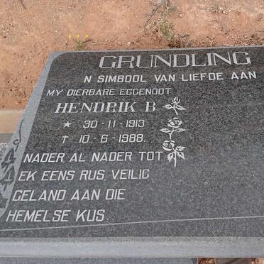 GRUNDLING Hendrik B. 1913-1988