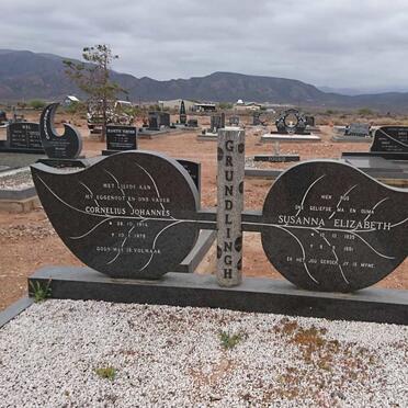 GRUNDLINGH Cornelius Johannes 1914-1978 &amp; Susanna Elizabeth 1935-1991