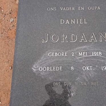 JORDAAN Daniël 1918-1989 &amp; Catherina Magaretha OLIVIER 1914-1987