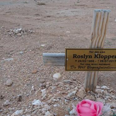 KLOPPERS Roslyn 1956-2017