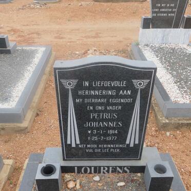 LOURENS Petrus Johannes 1914-1977