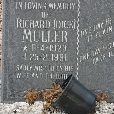 MULLER Richard 1923-1991