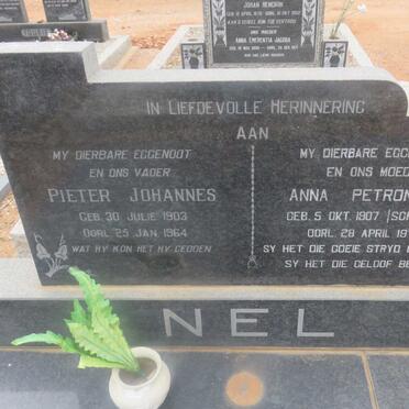 NEL Pieter Johannes 1903-1964 &amp; Anna Petronella SCHONKEN 1907-1973