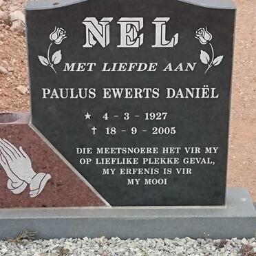 NEL Paulus Ewerts Daniël 1927-2005