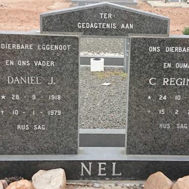NEL Daniel J. 1918-1979 &amp; C. Regina 1926-2000