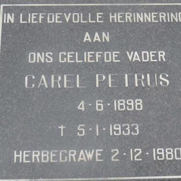OLIVIER Carel Petrus 1898-1933