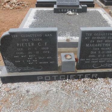 POTGIETER Pieter C.F. 1909-1972 &amp; Magaretha J.C. KILIAN 1918-1971