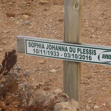 PLESSIS Sophia Johanna, du 1933-2016