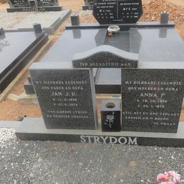 STRYDOM Jan J.D. 1898-1975 &amp; Anna P. 1904-1979