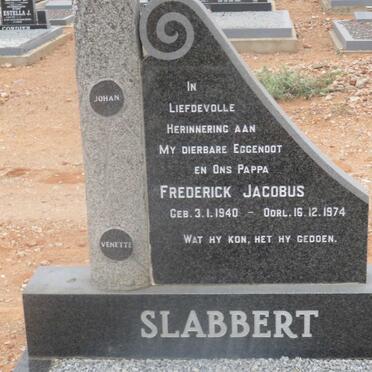 SLABBERT Frederick Jacobus 1940-1974 &amp; Jeanett NEL 1940-2012