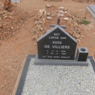 VILLIERS Koos, de 1938-2003